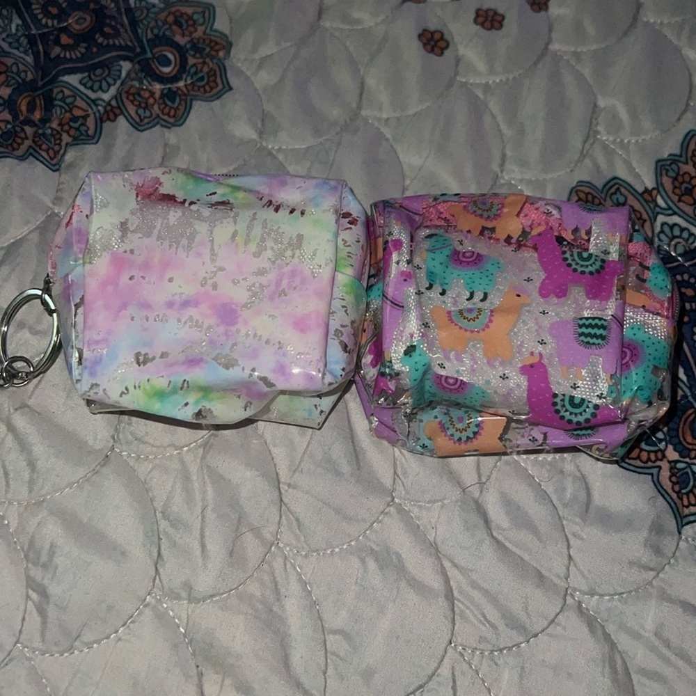Colorful Patterned Coin Pouches